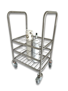 12 C Size Gas Cylinder Trolley Side View 