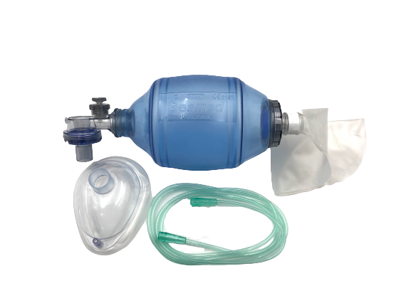 Adult BVM Resuscitator with Pop-Off - Disposable