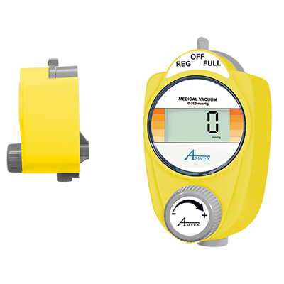 Amvex Suction Regulator - Continuous Three Mode High (0-760 mmhg) - Digital
